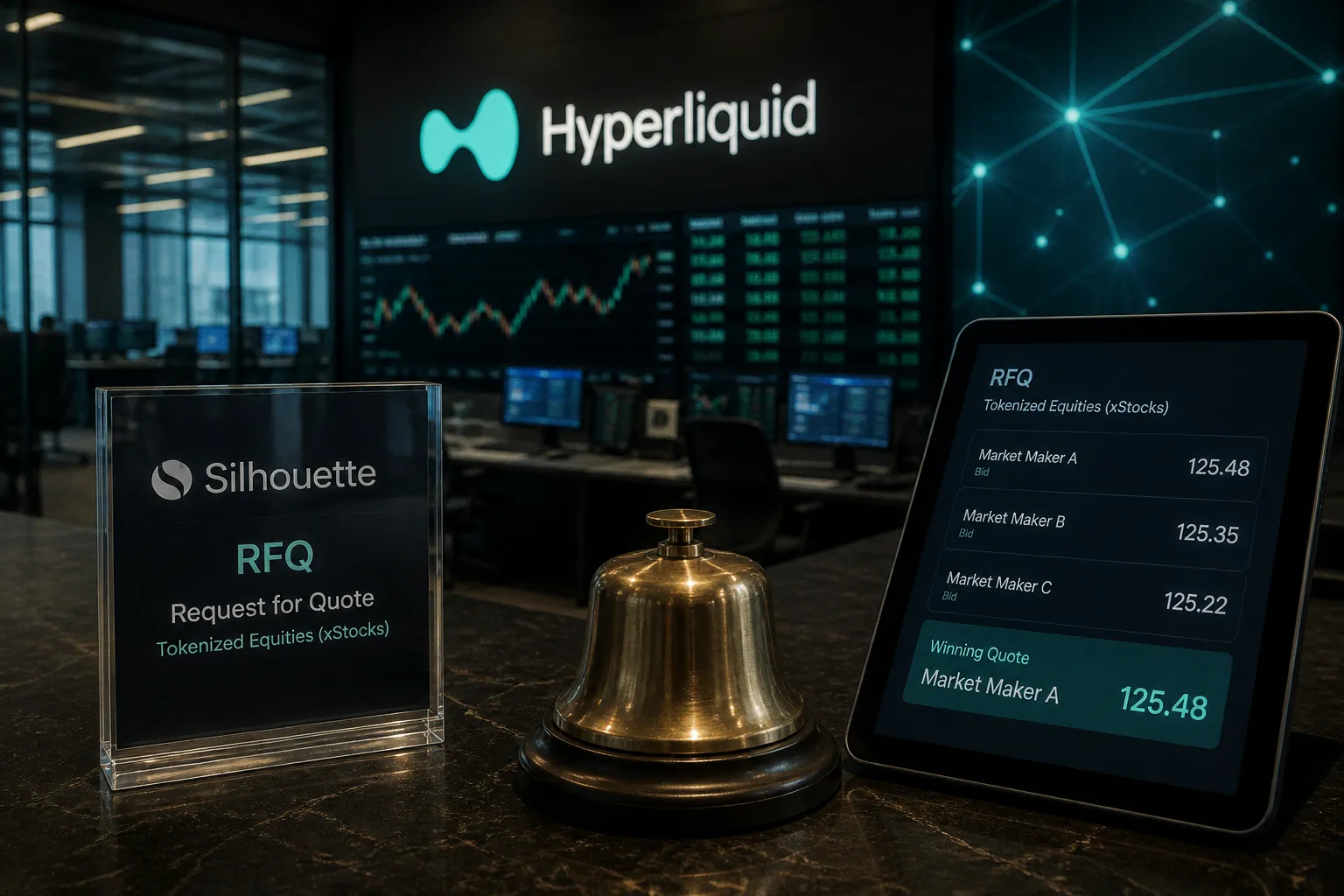 Silhouette внедряет RFQ-механику для торговли токенизированными акциями на Hyperliquid